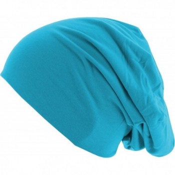 Jersey Beanie Colours Wollm%C3%BCtze Turquoise in Men's Skullies & Beanies