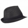 Mens Paper Fedora Hat Pinched in Men's Fedoras