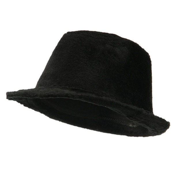 Solid Fur Fedora - Black - CO11GI73DFF