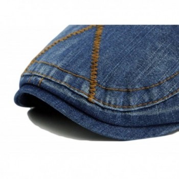 Qunson Denim Gatsby Cabbie Newsboy in Men's Newsboy Caps