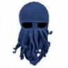 VBIGER Beard Hat Beanie Hat Knit Hat Winter Warm Octopus Hat Windproof Funny For Men & Women - Blue - CS124RJEBUB