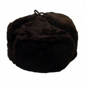 Russian Winter Hat *Shapka-Ushanka*BLACK*Size L (metric 59) - C211FVJ6FZ1