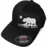 California Flag Flexfit Baseball Hat Asst Colors - Black - CZ11XUC6W8B