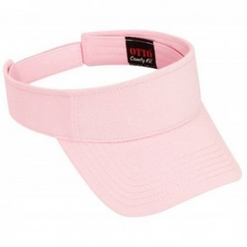 Jersey Knit Athletic Sun Visors - Soft Pink - CD11CNWV2HP