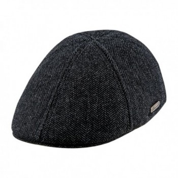 Warm Blend Petersham Duckbill Panel in Men's Newsboy Caps