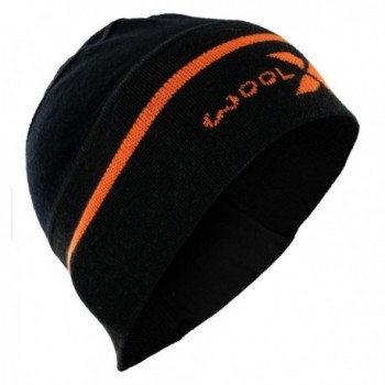 WoolX Toucan Hat - Moisture Wicking Winter Beanie - Warm Merino Wool Hat - Black Flame - CY12IPKCUVP