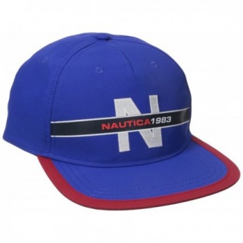 Nautica Men's Classic Heritage Logo Baseball Cap Hat - Bright Cobalt - CK12NSU50PV