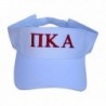 Mega Greek Mens Pi Kappa Alpha Visor - White - CH12DLULGTB