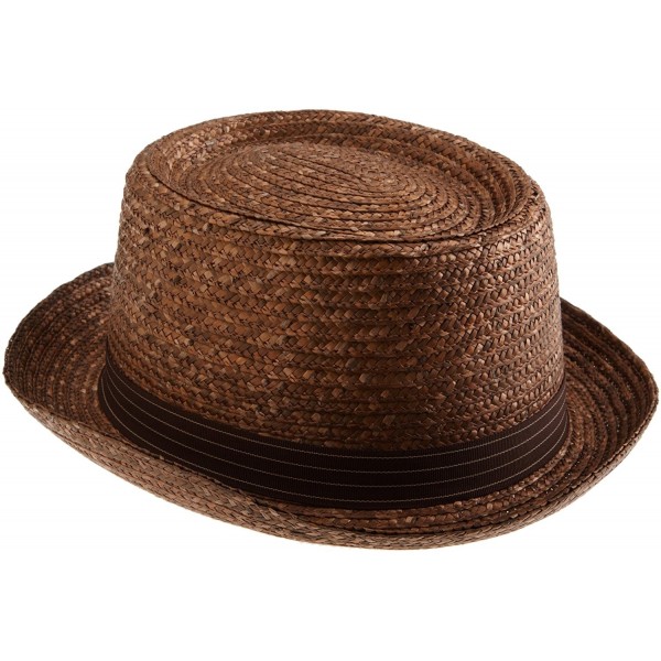 Brixton Men's Drifter Straw Fedora hat - Natural Straw - CO115MWQC2X