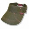 Hothead Large Brim Sun Visor Hat - Denim in Olive - CL11D0VXOWJ