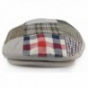Men's Patchwork Multi Pattern Cotton Newsboy Ivy Cap Gatsby Snap Front Hat - Brown - CI17YXKHKCX