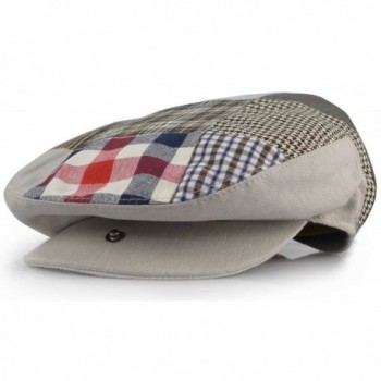 Sox Market Patchwork Pattern newsboy in Men's Newsboy Caps