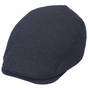 Mens Womens Soft Wool Newsboy Hat Flat Cap Ivy Stretch Driver Hunting ...