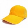 Unisex Men Women Baseball Cap Cotton Netted Trucker Mesh Blank Visor Adjustable Hat - Yellow With White Side - CL185EXZT3Y