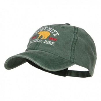 E4hats Yosemite National Embroidered Washed