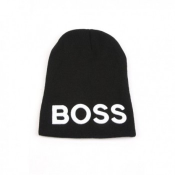 Pop Fashionwear Unisex Warm Acrylic "BOSS" Beanie Skull Hat 352HB - C611GSJD8NF