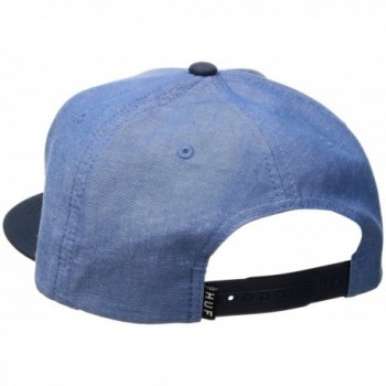 HUF Mens Chambray Logo Snapback