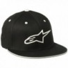 Alpinestars Men's Ageless Flatbill Hat - Black/White - CI12O46IIBT