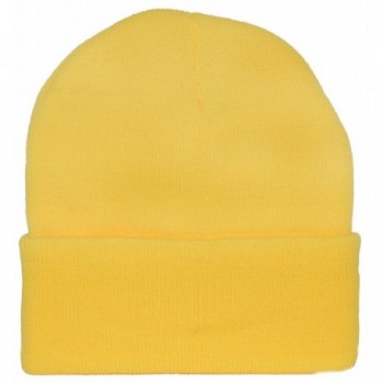 Yellow Knit Cap Beanie / Minion Yellow - Yellow - CE11P226BIN