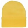 Yellow Knit Cap Beanie / Minion Yellow - Yellow - CE11P226BIN