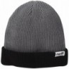 neff Men's Fold Double Beanie - Black/Grey - CO1187QG7IZ