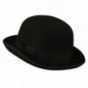 Mens Felt Bowler Ribbon Trim