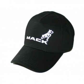 Mack Trucks Black Bulldog Logo Twill Cap - C212O6BPW7P