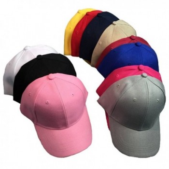 Baseball Blank Velcro Closure Adjustable in Men's Baseball Caps