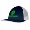 DeMarini Stacked D Flexfit Pacific Headwear Trucker Hat - Navy/White/Green - CE12G5ZM5QR