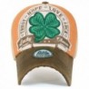 ililily Clover Leather Trucker Baseball