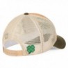 ililily Clover Leather Trucker Baseball in Men's Baseball Caps