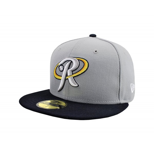 New Era 59fifty LMB Hat Rieleros De Aguascalientes Liga MX Mexican League Gray/Navy Blue Cap - CY12601GZF3