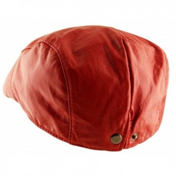 Itzu Leather Curved Vintage Newsboy in Men's Newsboy Caps