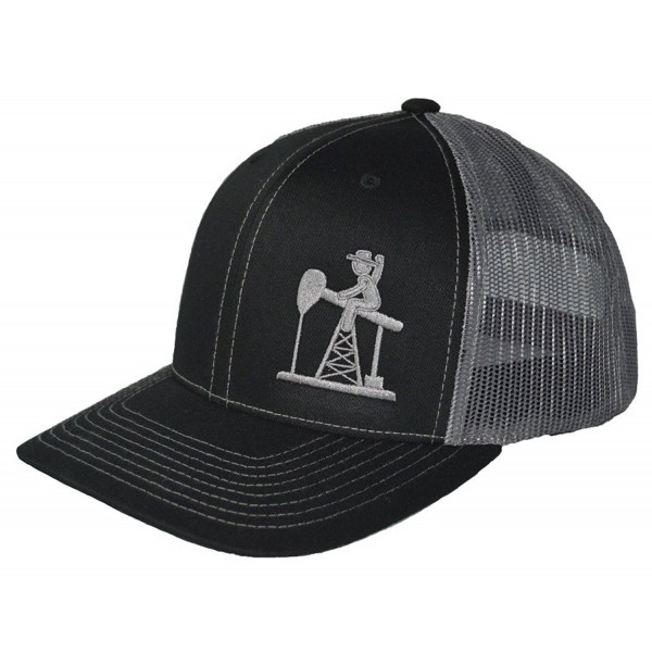 Pumpjack Cowboy Diesel Trucker- Trucker Style Hat- OSHA - CM12H01TZPJ