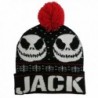 Nightmare Before Christmas Jack Skellington Black Men's Beanie Hat [4013] - CV12MC0LNQ7