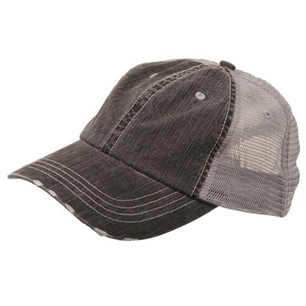 Low Profile Special Cotton Mesh Cap-Black W40S62B - Black - CY111QRKX23