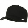 Solid Cotton Twill Pro style Golf Cap - Black - C011918E3AB