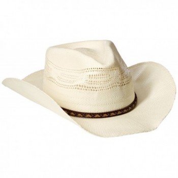Scala Western Men's Bangora Pinch Western Hat M- Ivory - CP11SZLGQ9H