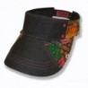 Hothead Wide Brim Sun Visor Hat in Graffiti with Black Denim - C011D0VZ625