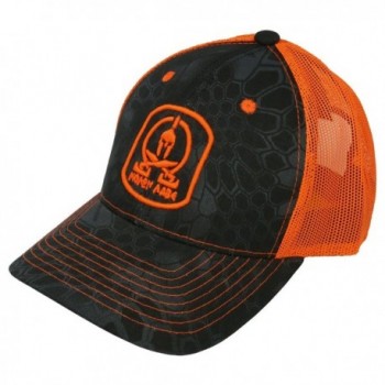 Armed American Supply Molon Labe Orange Kryptek Camo Hat With PVC Patch - CG12MAG933A