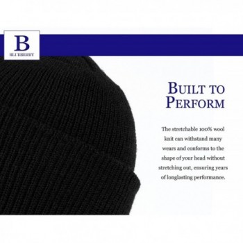 Black Military Style Beanie Winter in Men's Skullies & Beanies