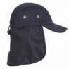 Outdoors Sun Protecting Flap Hat (Choose from different colors) - Navy - C311EMJOUBH