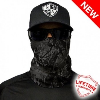 Salt Armour Face Mask Shield Protective Balaclava Bandana Microfiber Tube Neck Warmer (Blackout Forest Camo) - CT187WNGNAS