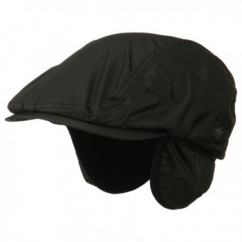 Fleece Earflap Ivy Cap - Black - CI11UU799VL
