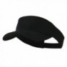 Promotional Cotton Twill Sports Visor - Black - CO11KAZ5DPN