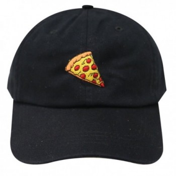 C104 Pepperoni Pizza Cotton Baseball Dad Caps 14 Colors - Black ...