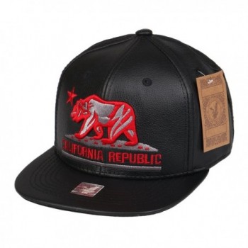 RufnTop Leather California Republic Snapback