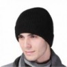 iHomey Winter Beanie Thermal Fleece Lined Soft Knit Hat Cap Ski Snow Hat - Black - CS186RDTGIX