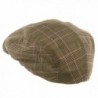 MG Plaid Newsboy Brown Large