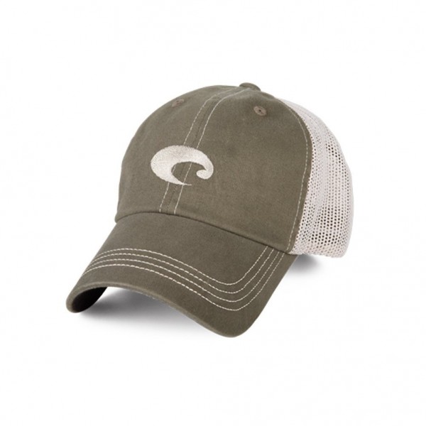 Costa Del Mar Mesh Hat - Moss Stone - CT114EIKHV3